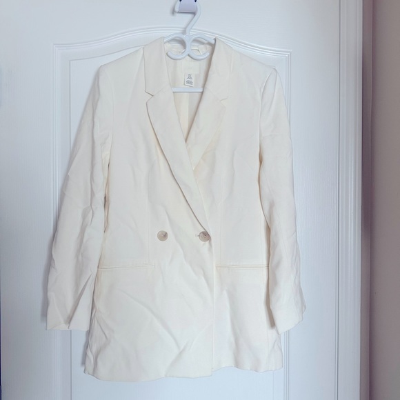 White blazer dress (will be ironed before selling) - Picture 1 of 2